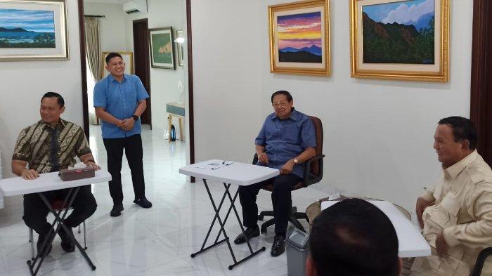 Prabowo Subinto Datangi SBY di Pacitan