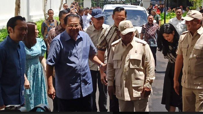 Prabowo Subinto Datangi SBY di Pacitan