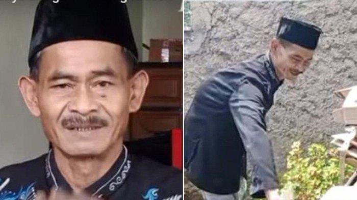 Pria bernama Yayat, warga Desa Sukatani, Kecamatan Cilawu, Garut, Jawa Barat yang menderita usus bocor. (Kompas TV)