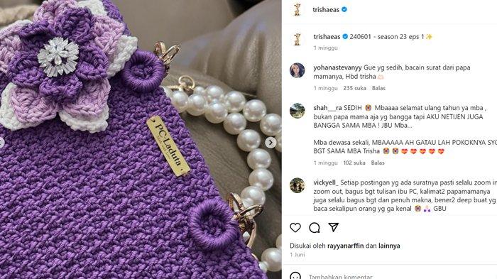 Kado Putri Candrawathi untuk Trisha