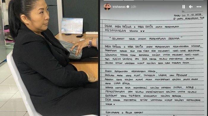 Putri Candrawathi dan isi suratnya untuk Trisha Eungelica. Simak Isi Lengkap Surat Putri Candrawathi Istri Ferdy Sambo untuk Trisha Eungelica.