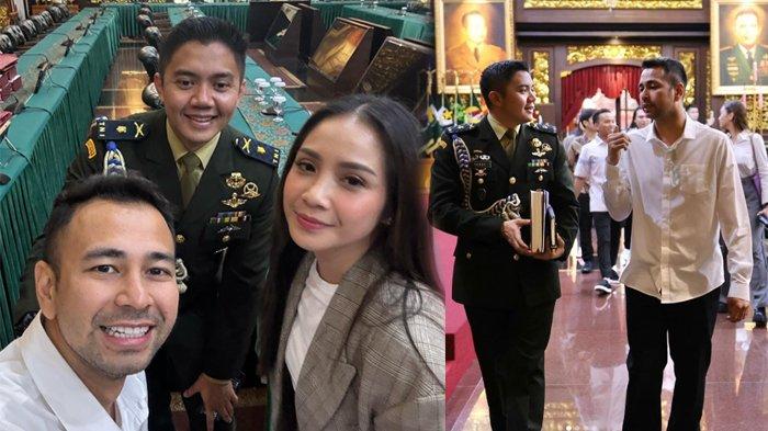 Raffi Ahmad memajang fotonya bersama  Mayor Teddy 1