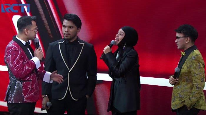 Raffi Ahmad saat ngobrol dengan Geni Faruk dan Thariq Halilintar