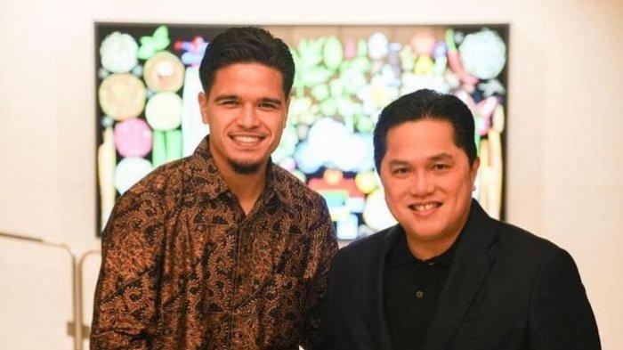 Ragnar Oratmangoen dan Erick Thohir.
