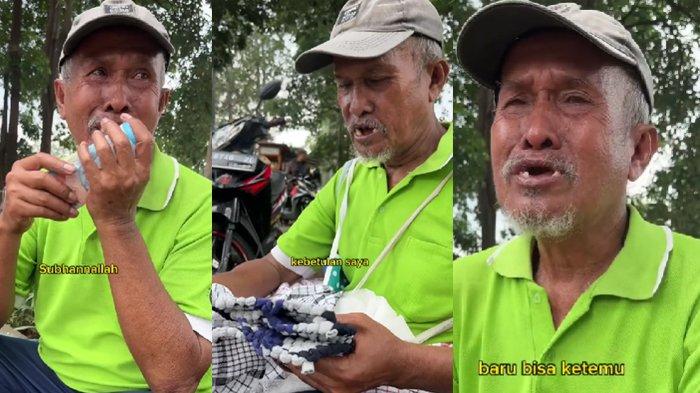 Ranol Panjaitan alias Mbah Ranol berusia 67 tahun sehari-hari berjualan kain lap dapur. 