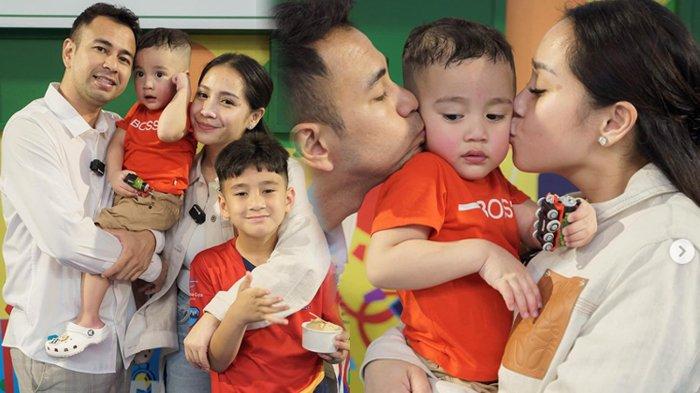 Rayyanza Malik Ahmad bersama Nagita Slavina dan Raffi Ahmad 1
