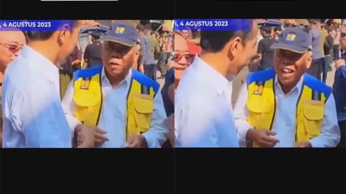 Reaksi Jokowi membuat Basuki Hadimuljono tertawa