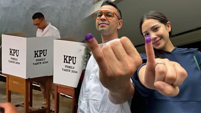 Reaksi Raffi Ahmad Ditegur Petugas KPPS Bikin Video di TPS, Nagita Slavina Juga Kena