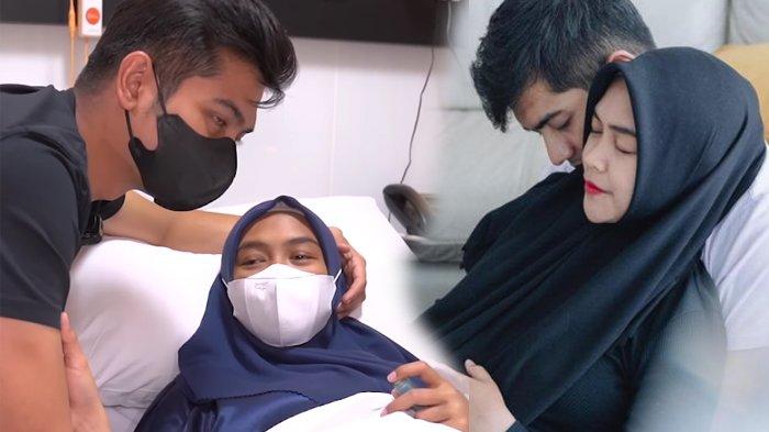 Ria Ricis hendak melakukan persalinan ditemani Teuku Ryan (kiri)