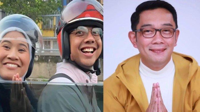Ridwan Kamil membagikan momen bertemu dua sejoli di jalanan