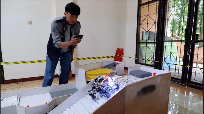 Aksi Robot e-Sadewa ITN Malang yang lolos sebagai finalis Kontes Robot Indonesia (KRI) 2024 untuk Divisi Kontes Robot SAR Indonesia (KSRSI) akan diadakan di Universitas Muhammadiyah Surakarta (UMS) pada Senin-Sabtu, 1-6 Juli 2024