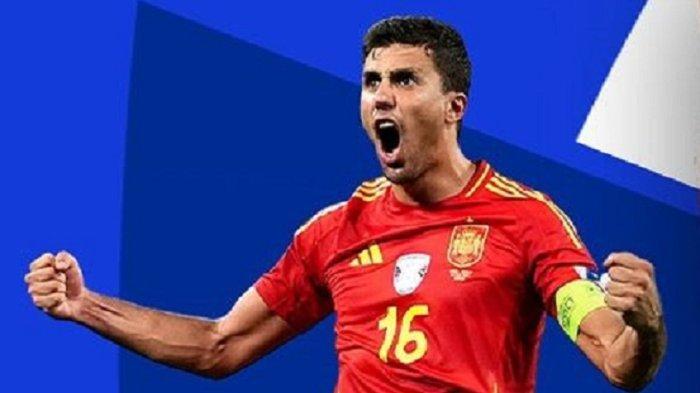 Rodri Pemain Terbaik Euro 2024
