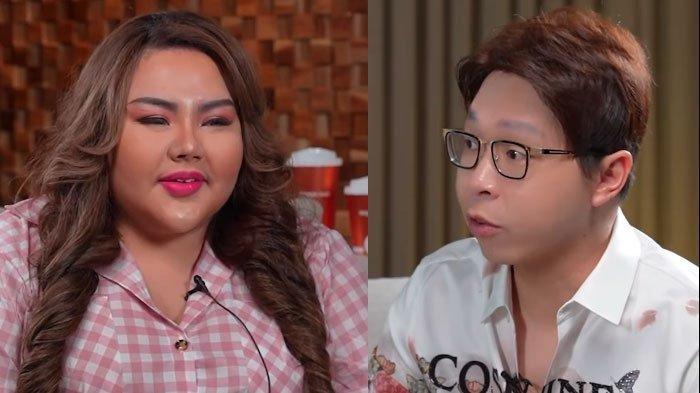 SIMPANAN - (kiri) Lisa Mariana saat menjadi tamu (kanan) Dokter Richard Lee. Lisa Mariana ngaku jadi simpanan sejumlah pejabat, bukan hanya Ridwan Kamil. (Instagram @dr.richard_lee)
