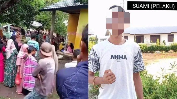 SUAMI BUNUH ISTRI - SRI dianiaya suami sampai tewas, Sabtu (7/5/2025) padahal belum dua minggu usai melahirkan. Saat ditemukan, SRI dalam kondisi mengenaskan bersama bayinya yang baru berusia 10 hari.