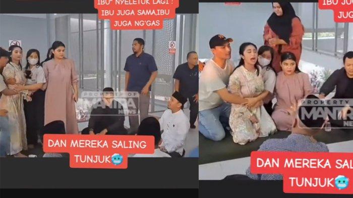 Salah satu tetangga ikut nyeletuk saat Dewi Perssik mediasi