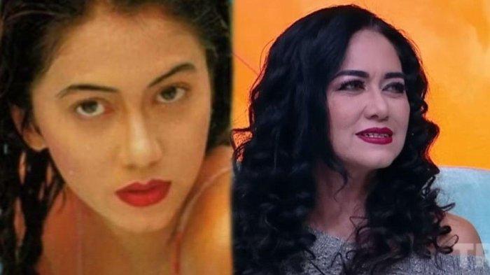 Sally Marcellina mengaku jualan baju di pinggir jalan ketika jadi bintang tamu Pagi Pagi Ambyar (KOLASE YOUTUBE/IST)