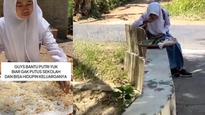 Salsa siswi SMK tanpa orang tua rawat nenek dan dua paman lumpuh tulang punggung keluarga