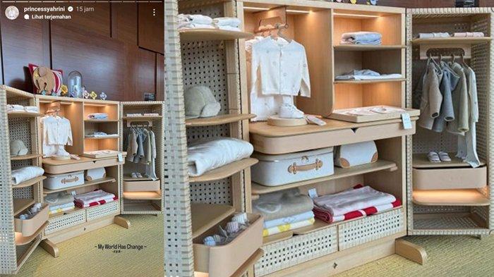 Selain barang-barang mewah, penampakan kamar bayi juga tidak kalah menakjubkan