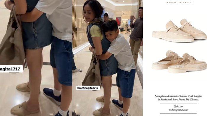 Sepatu Nagita Slavina yang mirip Ayu Ting Ting
