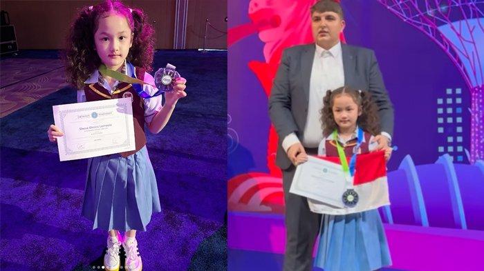 Sheva Elmira Lorrenia anak Andhika Pratama raih medali olimpiade matematika se-Asia Tenggara