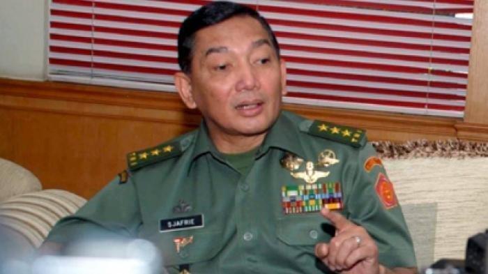  Sjafrie Sjamsoeddin, yang kini resmi dilantik sebagai Menteri Pertahanan (Menhan) RI
