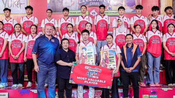 DBL CAMP 2025 : Para pemain masuk skuad Kopi Good Day DBL Indonesia All-Star 2025 usai mengikuti pelatihan DBL Camp 2025.