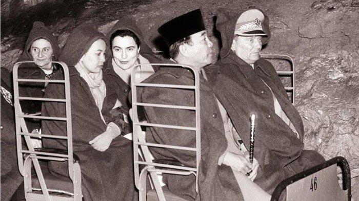 Soekarno dan Hartini di Slovenia.