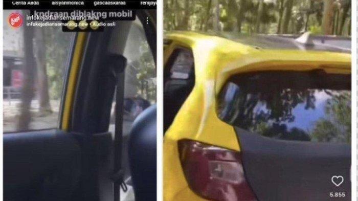 Sopir taksi online memarahi penumpangnya