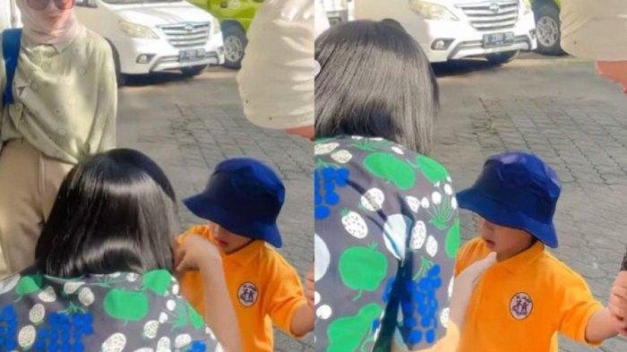 Sosok gutu Gala Sky yang dari belakang mirip Vanessa Angel