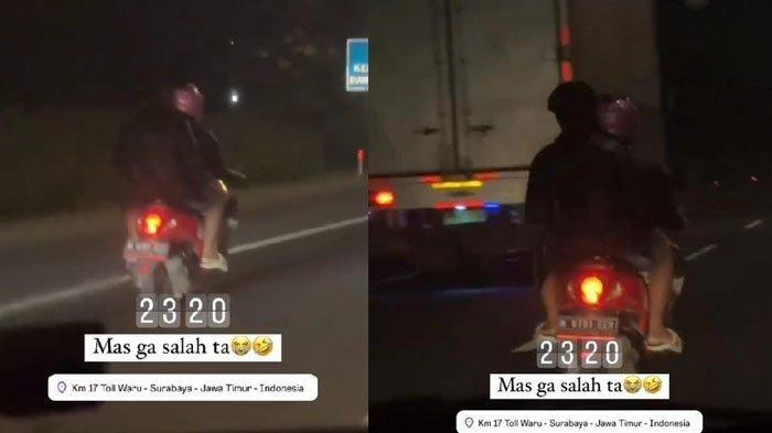 Sosok pemotor viral lewat jalan tol Surabaya-Sidoarjo ternyata warga Malang