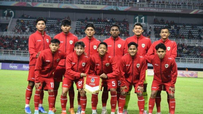 Starting eleven Timnas Indonesia U-19 saat menumbangkan Filipina 6-0 di Stadion Gelora Bung Tomo (GBT), Rabu (17/7/2024) malam.
