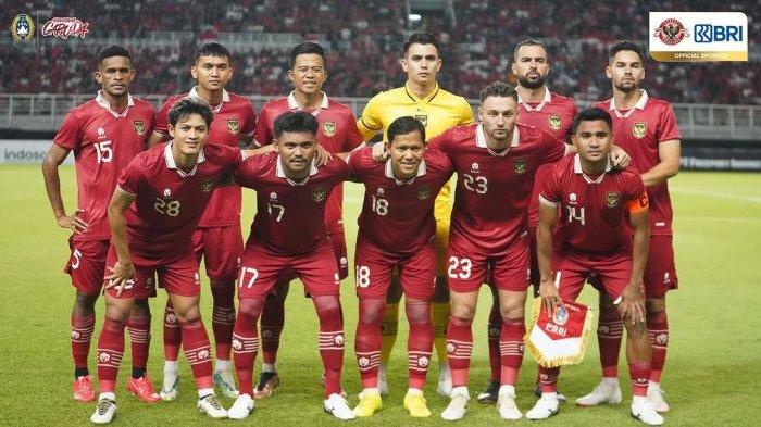 Starting eleven Timnas Indonesia saat menjamu Turkmenistan dalam FIFA Matchday di Stadion Gelora Bung Tomo (GBT) Surabaya, Jumat (8/9/2023) malam.