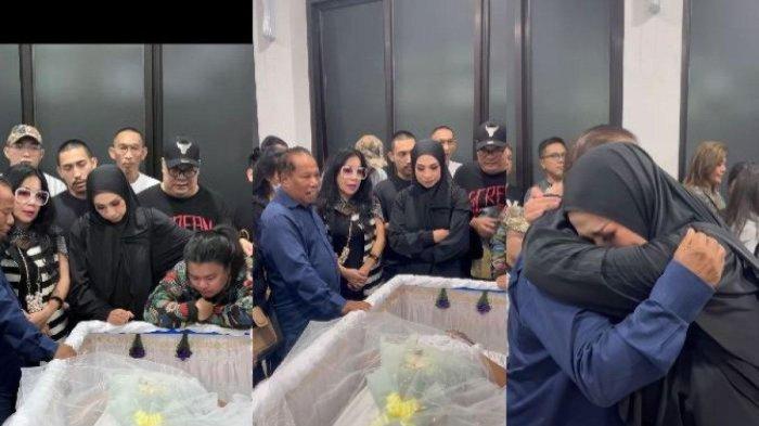 Suasana duka adik Melly Goeslaw meninggal dunia