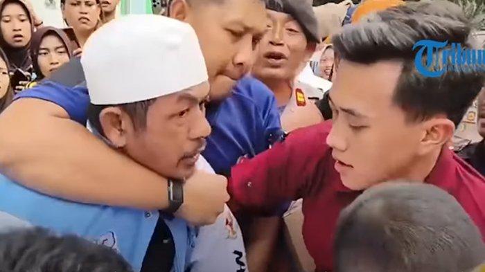 Sutisna pria tarik leher Gibran dipiting Paspampres
