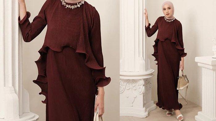 TREN BAJU LEBARAN 2025: tren warna baju Lebaran 2025: cokelat mahogany trending di TikTok diprediksi populer perayaan Idul Fitri 1446 Hijriah.