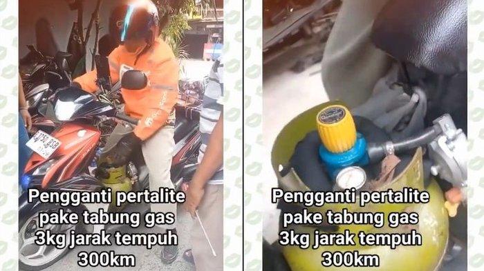 Tabung elpiji 3 kg viral bisa jadi pengganti pertalite
