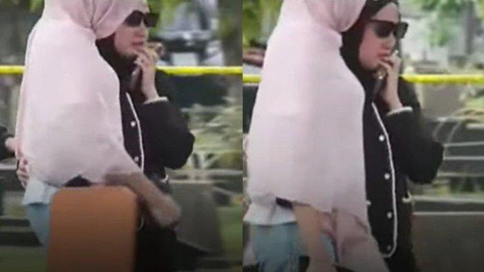 Tamara Tyasmara tampak hadiri proses autopsi anaknya (YouTube Kompas.com)