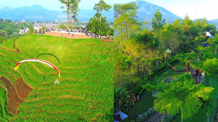 Tampak atas wisata Taman Langit Gunung Banyak