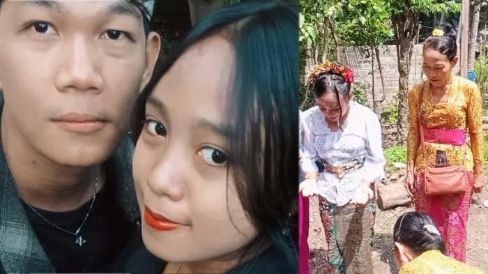 AGUS BUNTUNG NIKAH: Tangkapan layar sosok istri Agus Buntung, Ni Luh Nopiyanti dan foto pernikahan Agus Buntung yang baru-baru ini digelar, viral pada Selasa (15/4/2025). - Berikut sosok Ni Luh Nopiyanti gadis Bali yang dinikahi Agus Buntung, setia meski suami terjerat kasus pelecehan