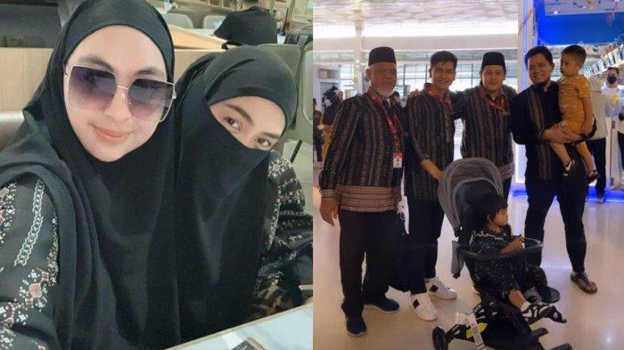 Teuku Ryan dan Ria Ricis umroh bareng keluarga tapi berangkat ke bandara terpisah
