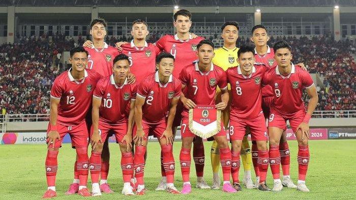 Starting eleven Timnas Indonesia U-23 saat mengalahkan China Taipe atau Taiwan 9-0 pada laga pertama Grup K Kualifikasi Piala Asia U-23 2024 di Stadion Manahan, Solo, Sabtu (9/9/2023) malam WIB.