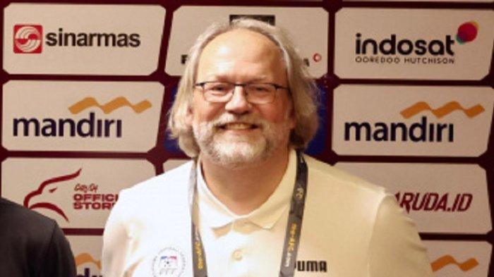 Tom Saintfiet, pelatih Filipina, jelang lawan Timnas Indonesia, Senin (10/6/2024).
