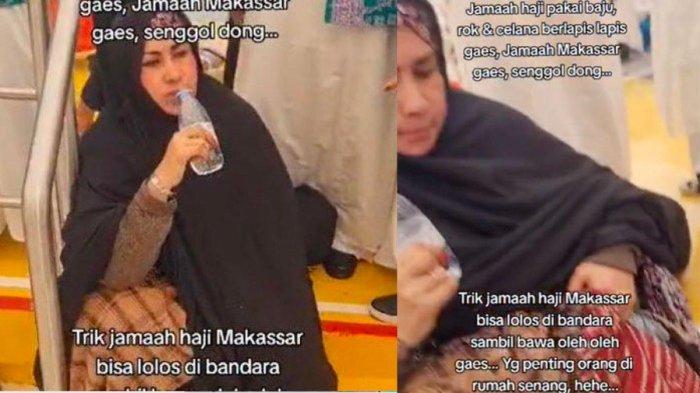 Trik Jamaah Haji Wanita, ingin lolos bagasi bandara dan bawa oleh-oleh untuk keluarga