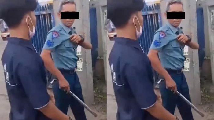 Video memperlihatkan aksi arogan oknum TNI menghajar sopir Katering