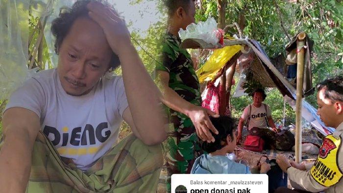 Viral Kisah Bapak dan Anak Tinggal di Tenda Bambu Beratap Plastik Beralas Tikar, 3 Bulan Terlantar