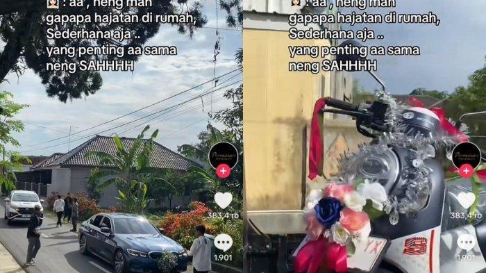 Viral Pegantin Wanita Full Senyum Dapat Seserahan Mewah, Suami Siapkan Perabot Rumah Hingga Motor