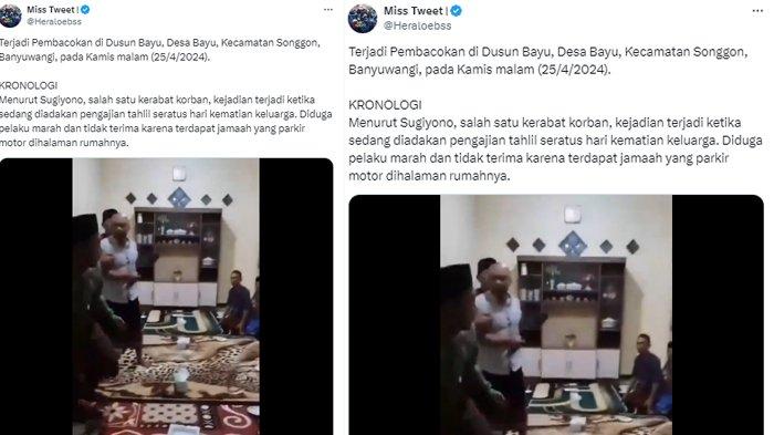 Viral Pria Bacok Tetangga Gegara Tak Terima Halamannya Jadi Tempat Parkir, Terjadi Saat Ada Hajatan