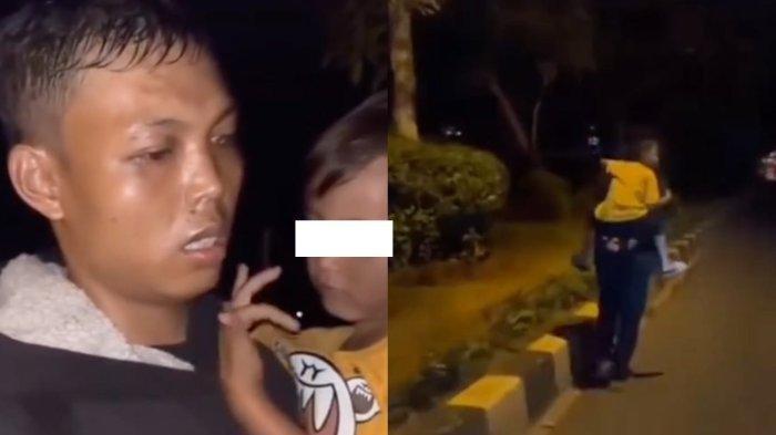 Viral kisah pria asal Garut jalan kaki gendong anak malam hari cari istri kabur ke Bandung (TikTok)