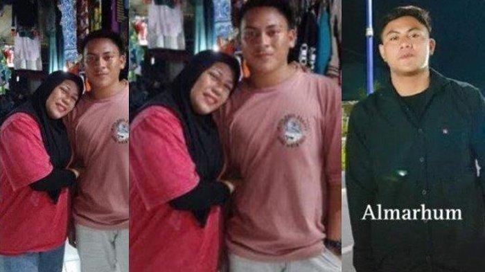 Wajah pemuda yang dipeluk ibu-ibu mirip putranya yang meninggal (pojok kanan)