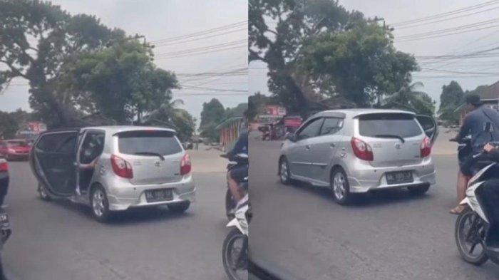 Wanita di Kota Padang teriak minta tolong dari mobil, tidak ada warga menolong